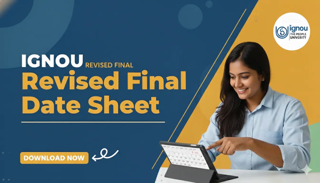 IGNOU Revised Final Date Sheet