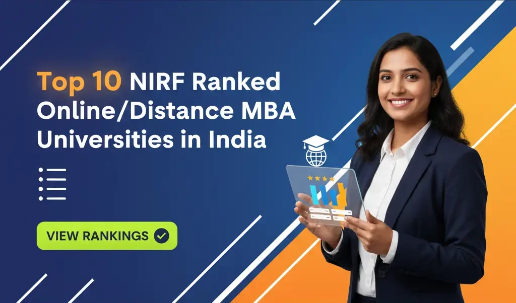 Top NIRF Ranked Online/Distance MBA Universities in India