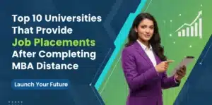distance mba job placements