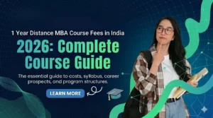 1 year distance mba fees