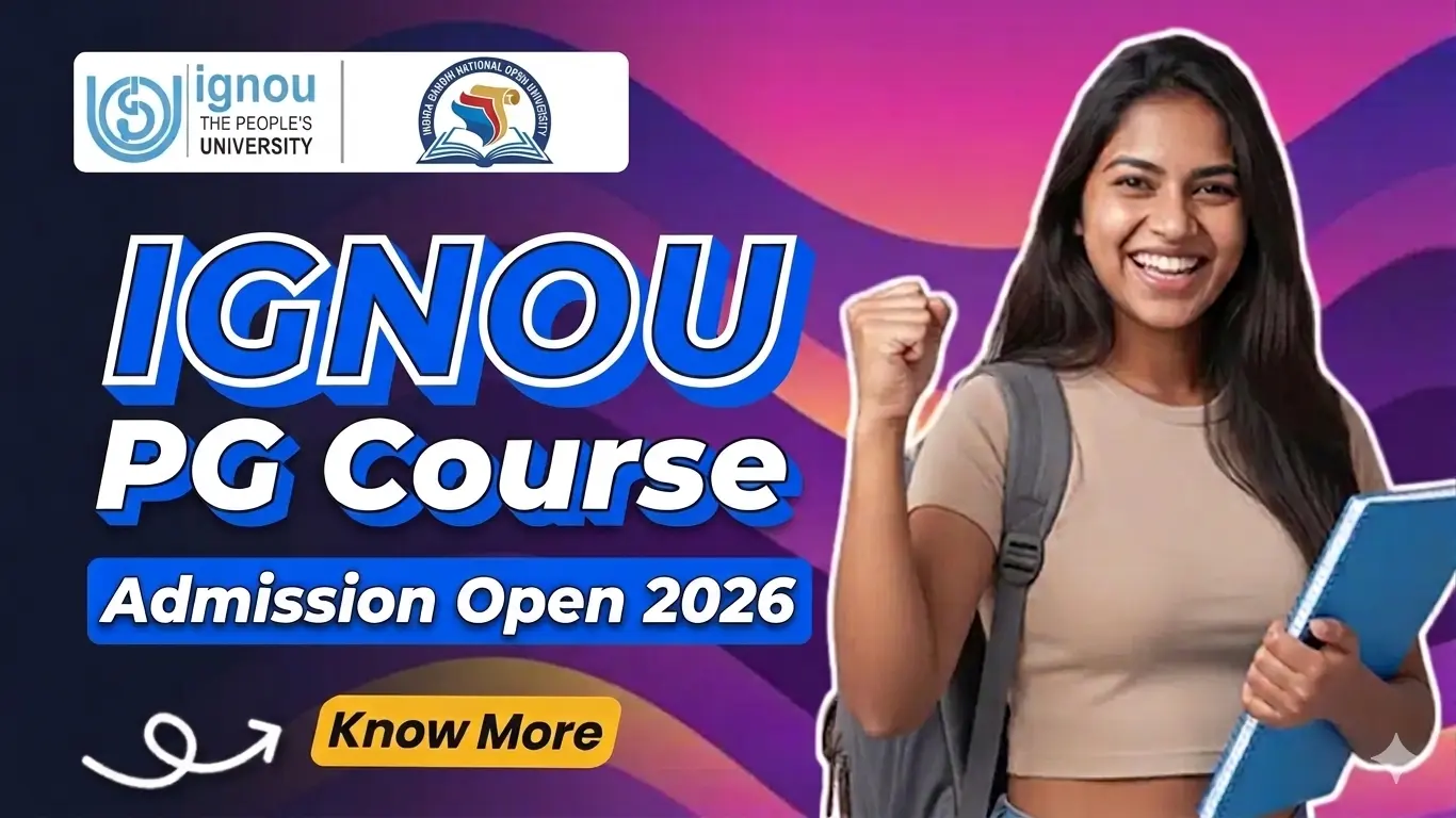 ignou pg course admission